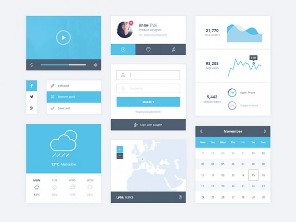 Minimal UI Design Kit
